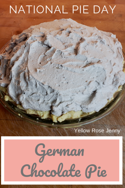 german chocolate pie