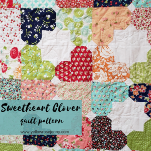sweetheart clover quilt pattern yellowrosejenny