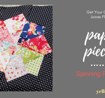 Spinning Pinwheel Paper Piecing