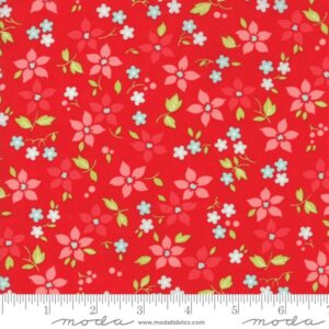 Vintage Holiday Red Floral 55167 11 Bonnie and camille