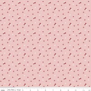 Sweet Orchard | Red Floral on Pink | Sedef Imer | Riley Blake | C5483 Pink