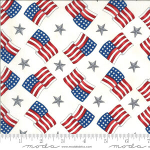 America Beautiful | Flags Stars White | Deb Strain | 19986 12
