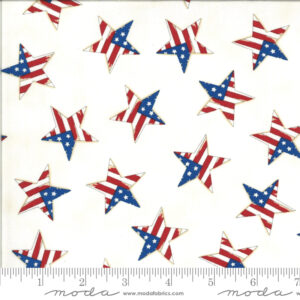 America Beautiful | Tossed Flag Star White | Deb Strain | 19988 12