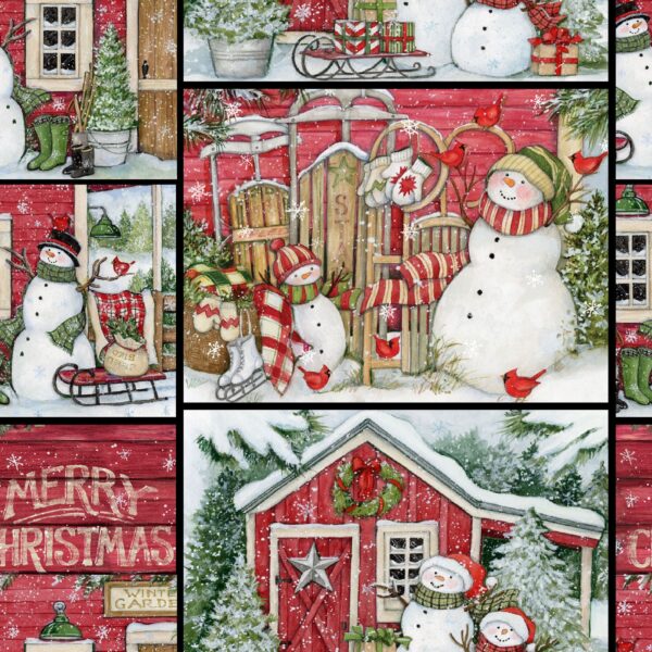 Christmas Santa's Lodge SPR74377-A620715 Susan Winget