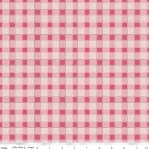 Hope in Bloom Plaid in Blush by Katherine Lenius for Riley Blake Designs