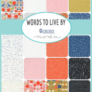 Words to Live by Fabrics 48320 Gingiber