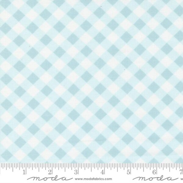The Shores Sea Glass Gingham Blue 18745 23 Brenda Riddle