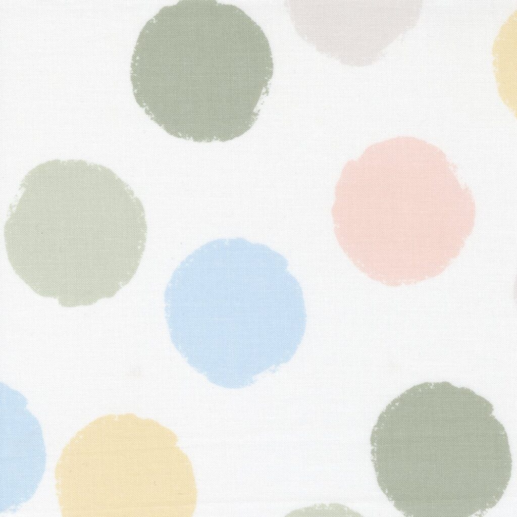 D is for Dream | Large Polka Dots White | Paper and Cloth | 25128 11