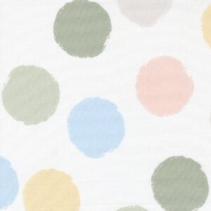 D is For Dream White Dot 25128 11 Paper and Cloth white background large polka dots
