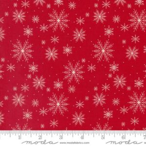 Once Upon Christmas Snowfall Blenders 43164 12 Snowflake Red with white snowflakes